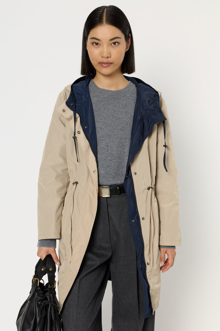 parka reversible con capucha - zofia