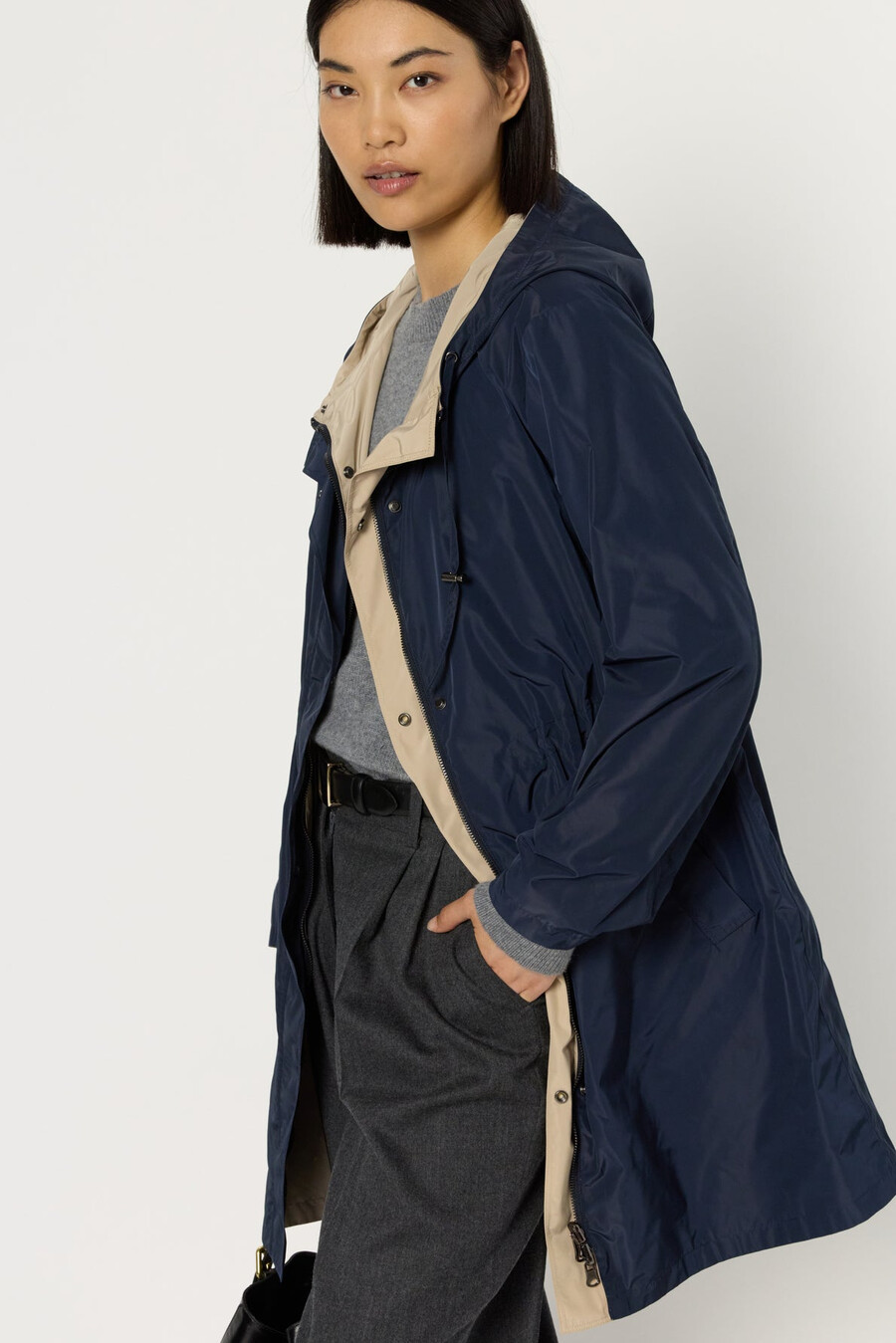 parka reversible con capucha - zofia
