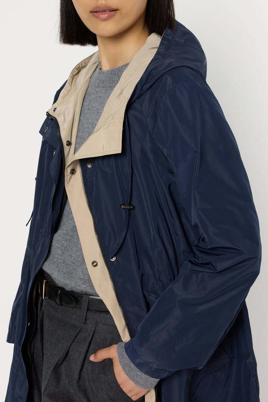 parka reversible con capucha - zofia