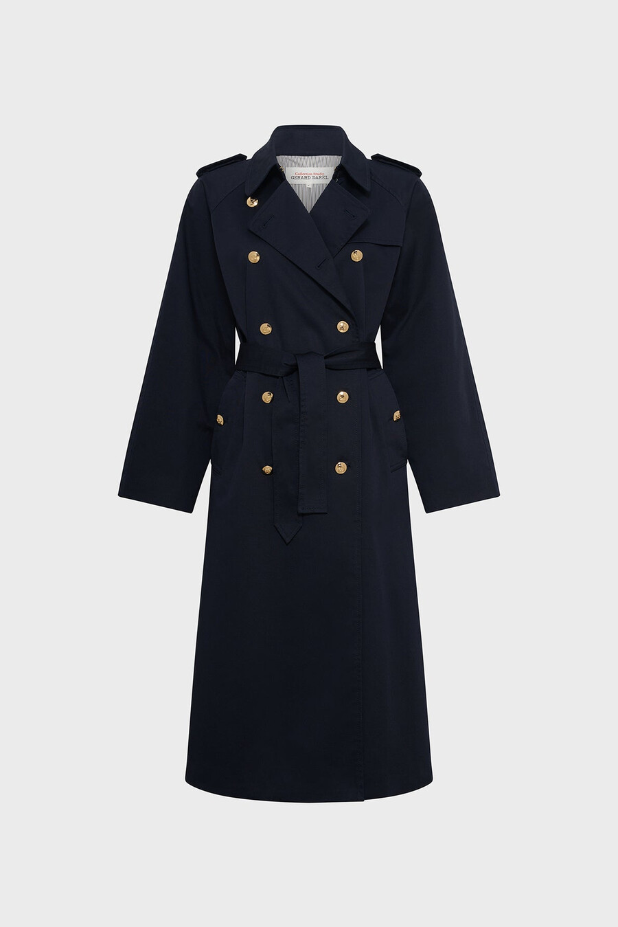 gabardina con botones dorados - serge