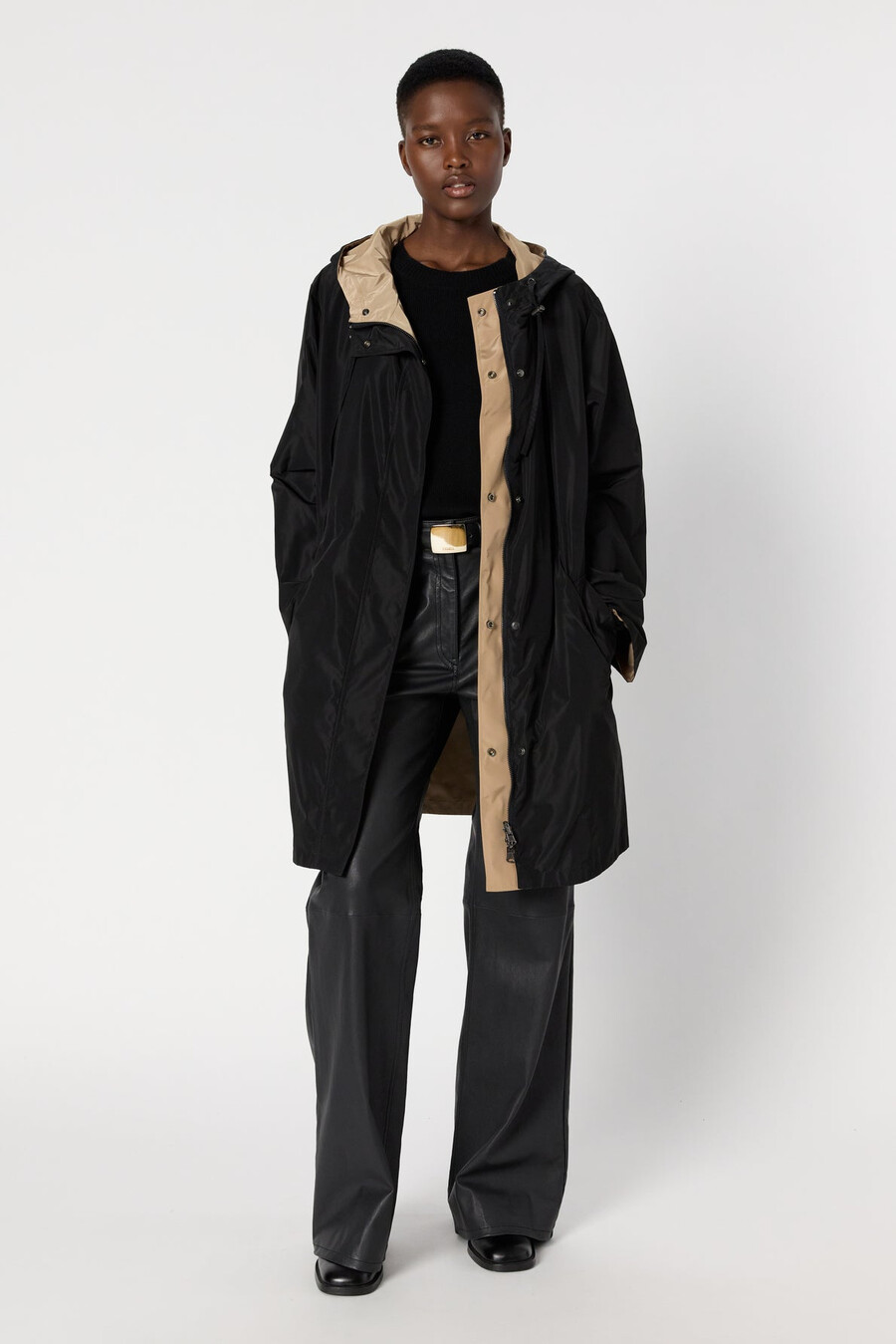 parka reversible con capucha - ximena