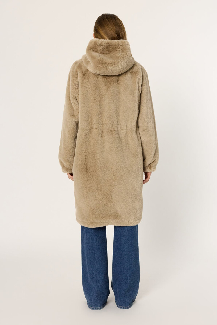 parka reversible de piel sintética - mayline