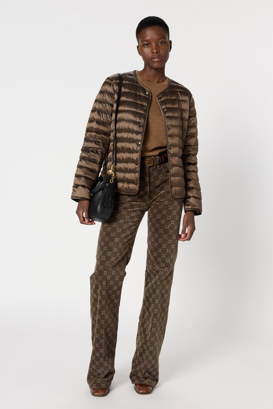 chaqueta ligera reversible de plumas - micaela