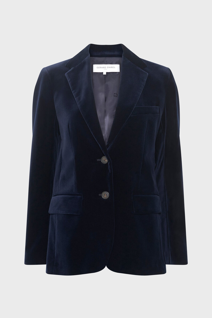 chaqueta de traje de terciopelo - nirina