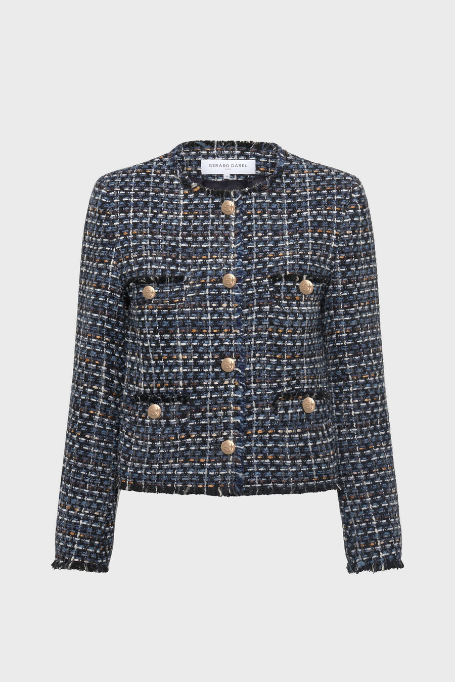 chaqueta de tweed con lurex - naya
