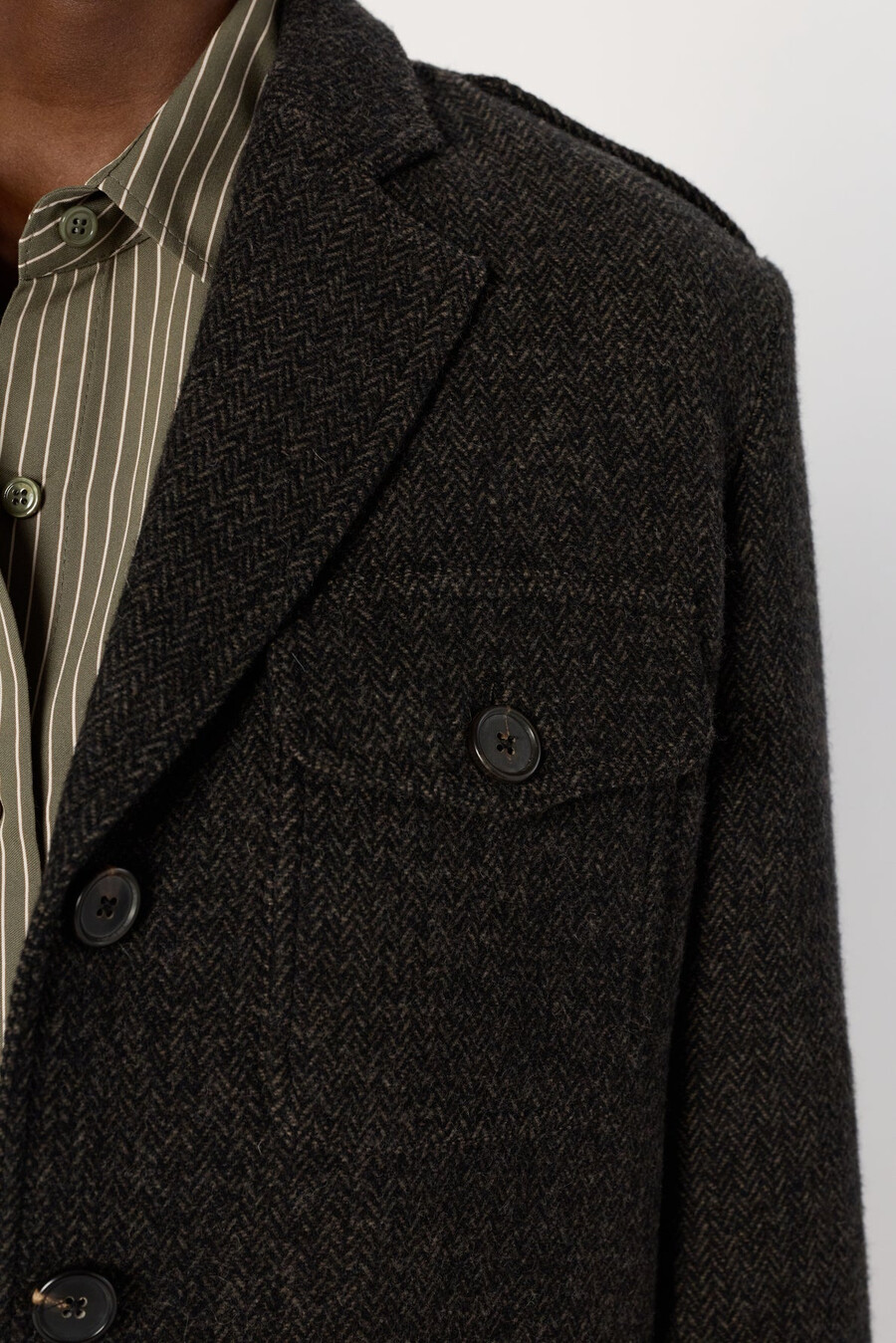 chaqueta de espiga - nadira