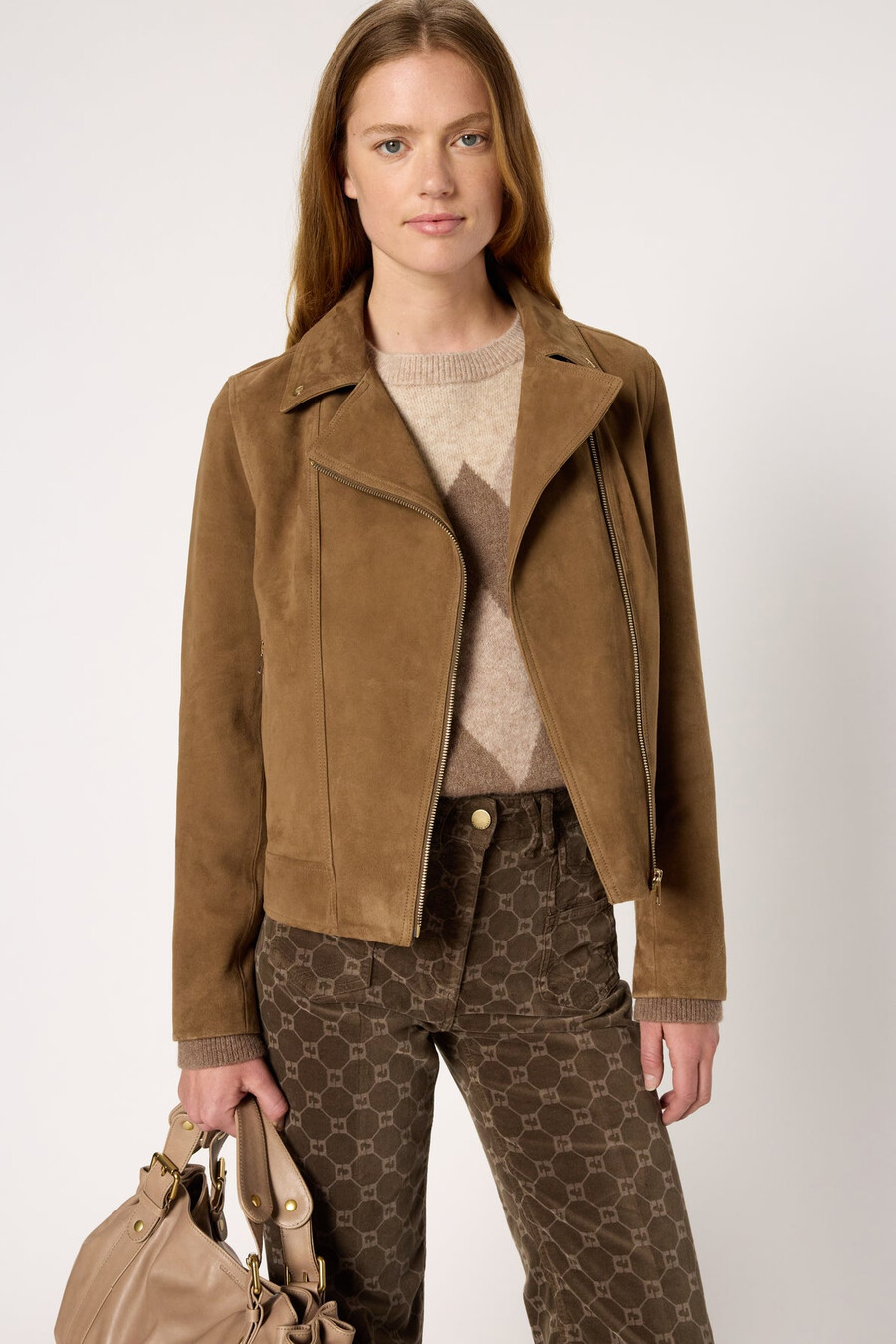 chaqueta de ante - nelly