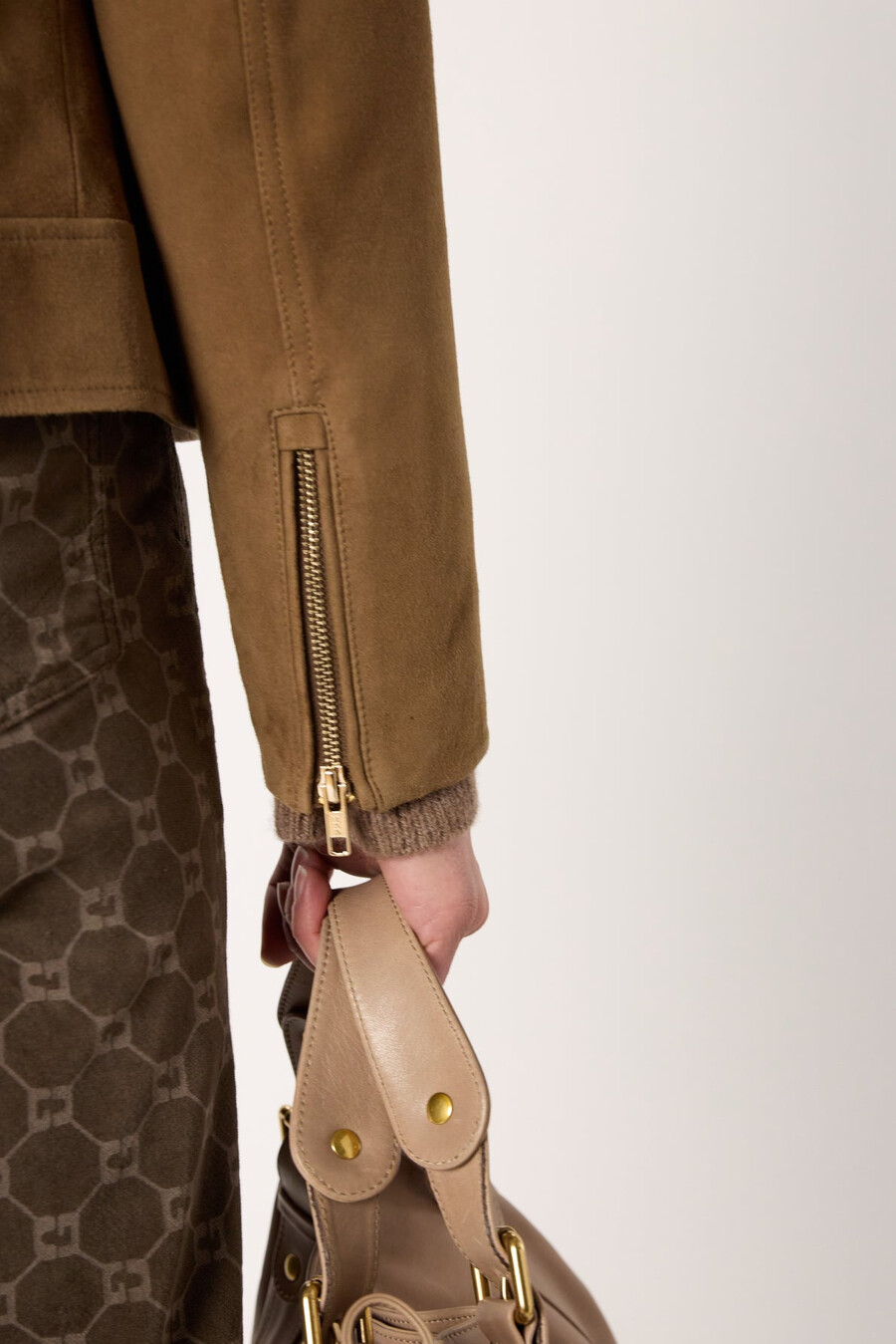 chaqueta de ante - nelly