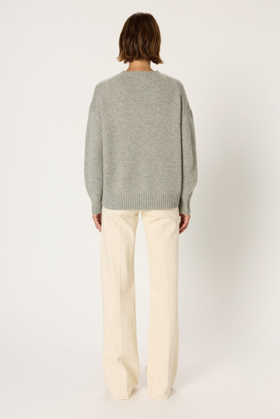 suéter oversize de lana y lurex - elyne