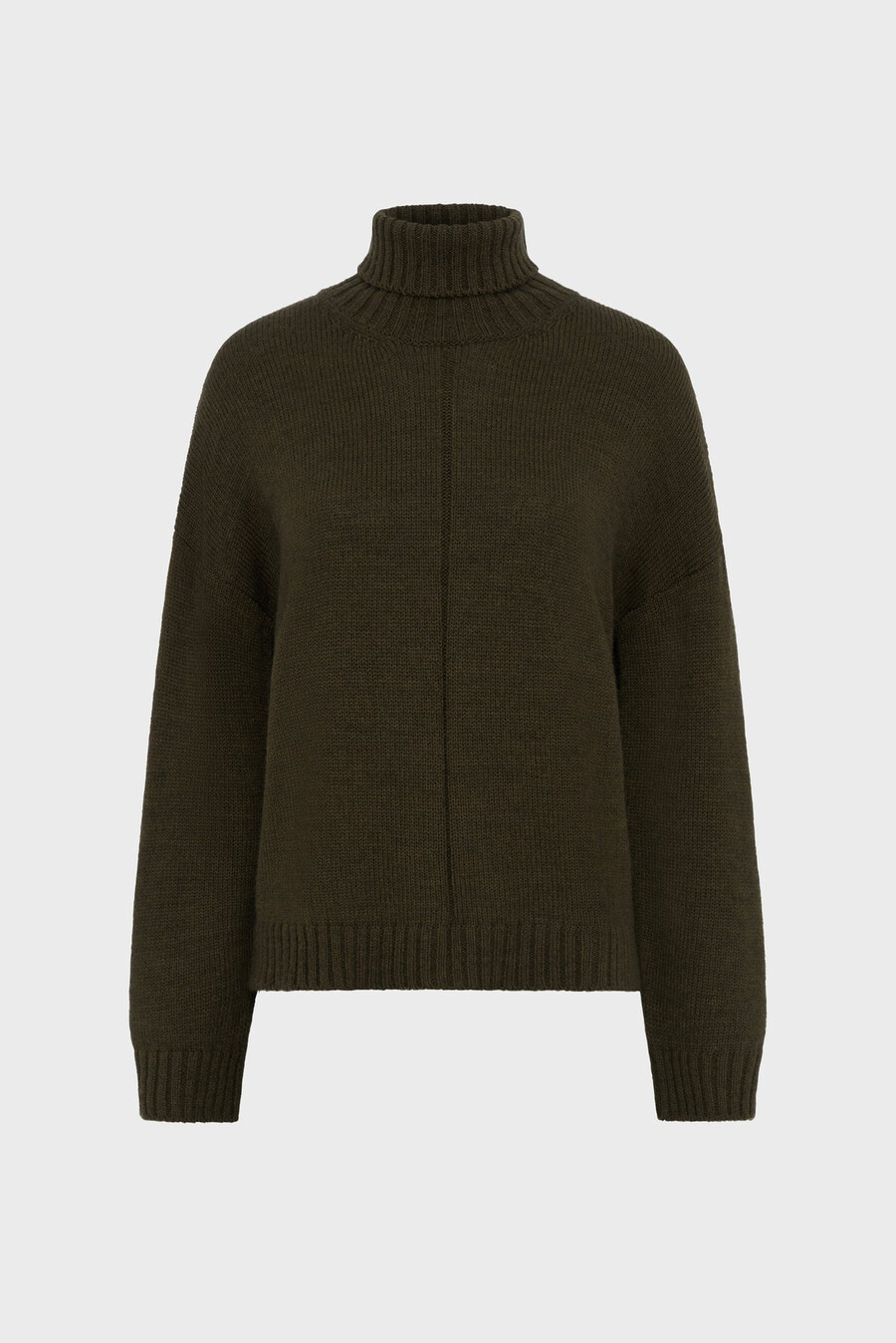 suéter de cuello alto ancho - enid
