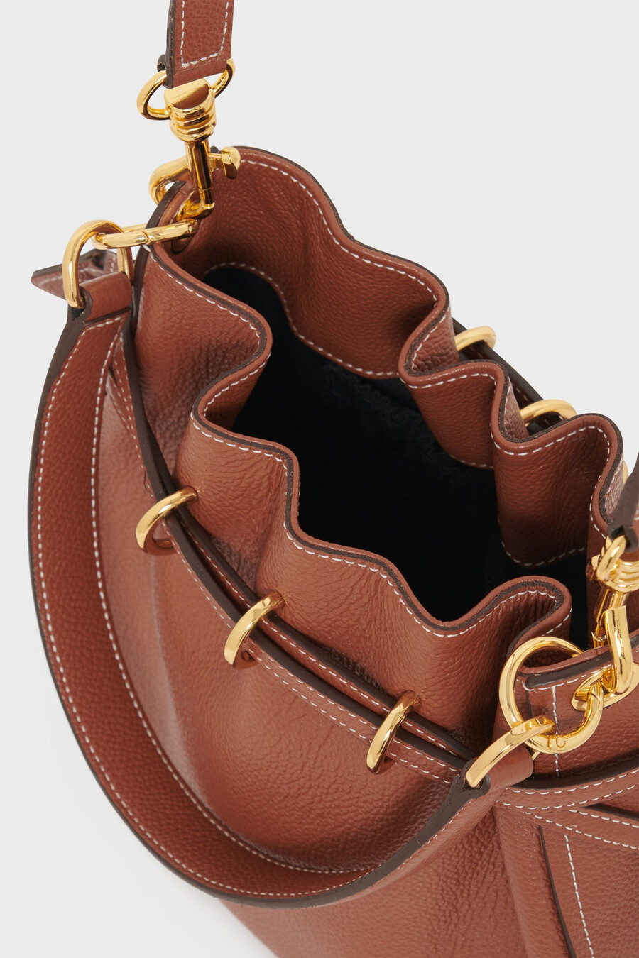 bolso de piel granulada - le mini romy
