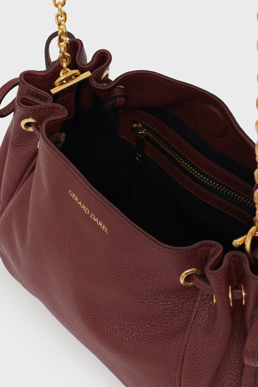 bolso de piel flor - le mini 24