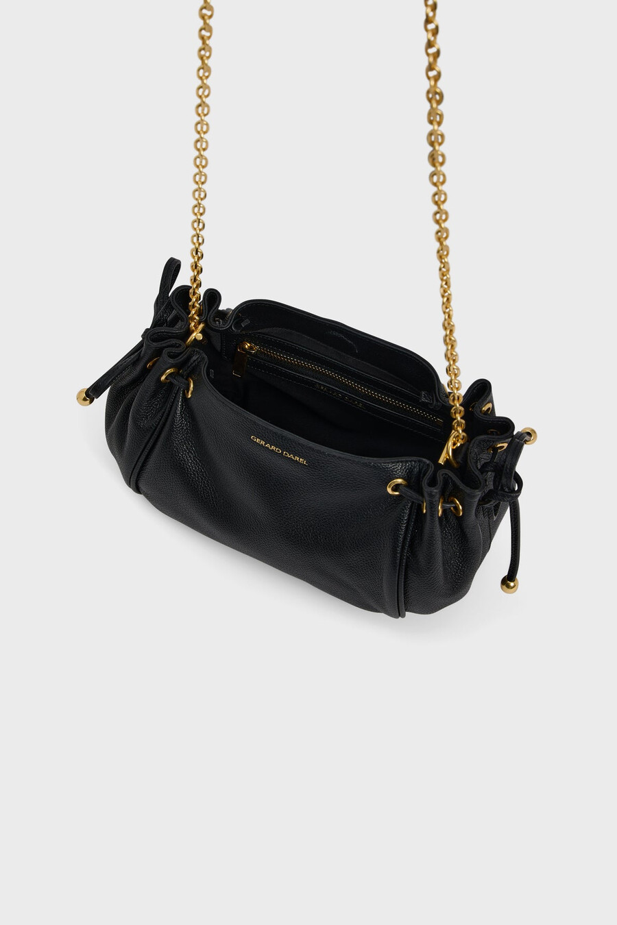 bolso de piel flor - le mini 24