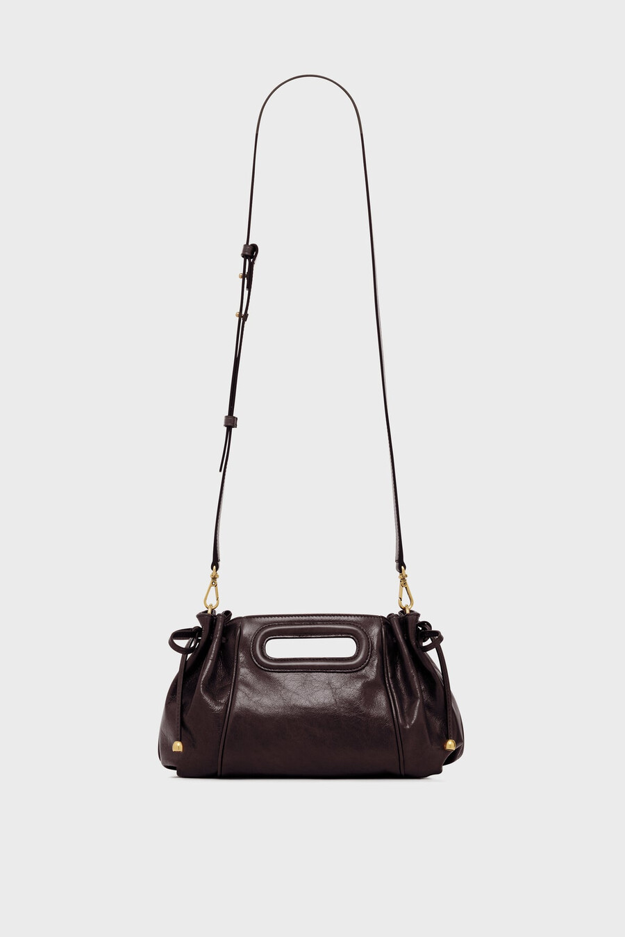 bolso de piel con efecto arrugado - mini dany