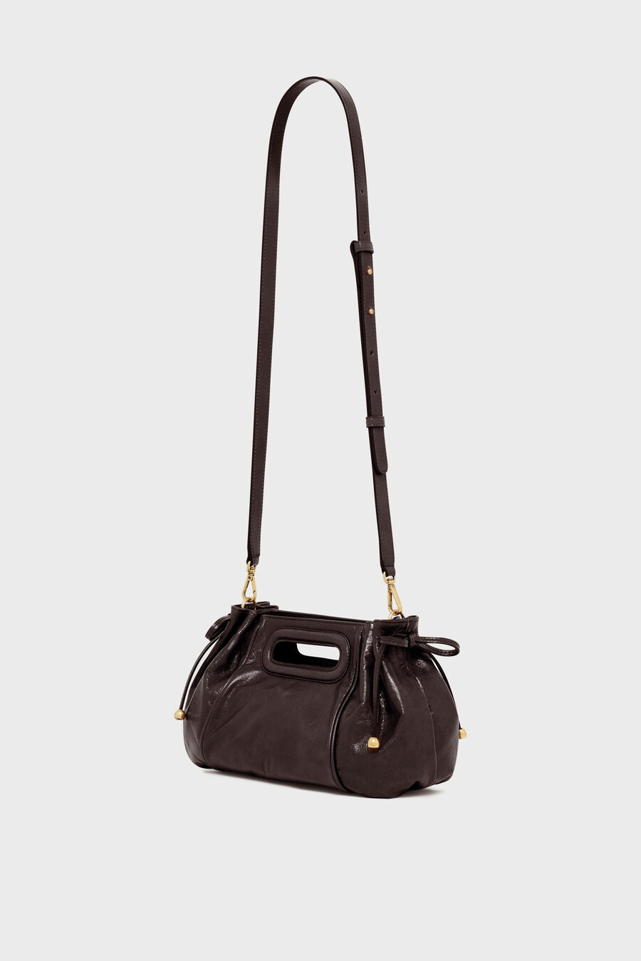 bolso de piel con efecto arrugado - mini dany