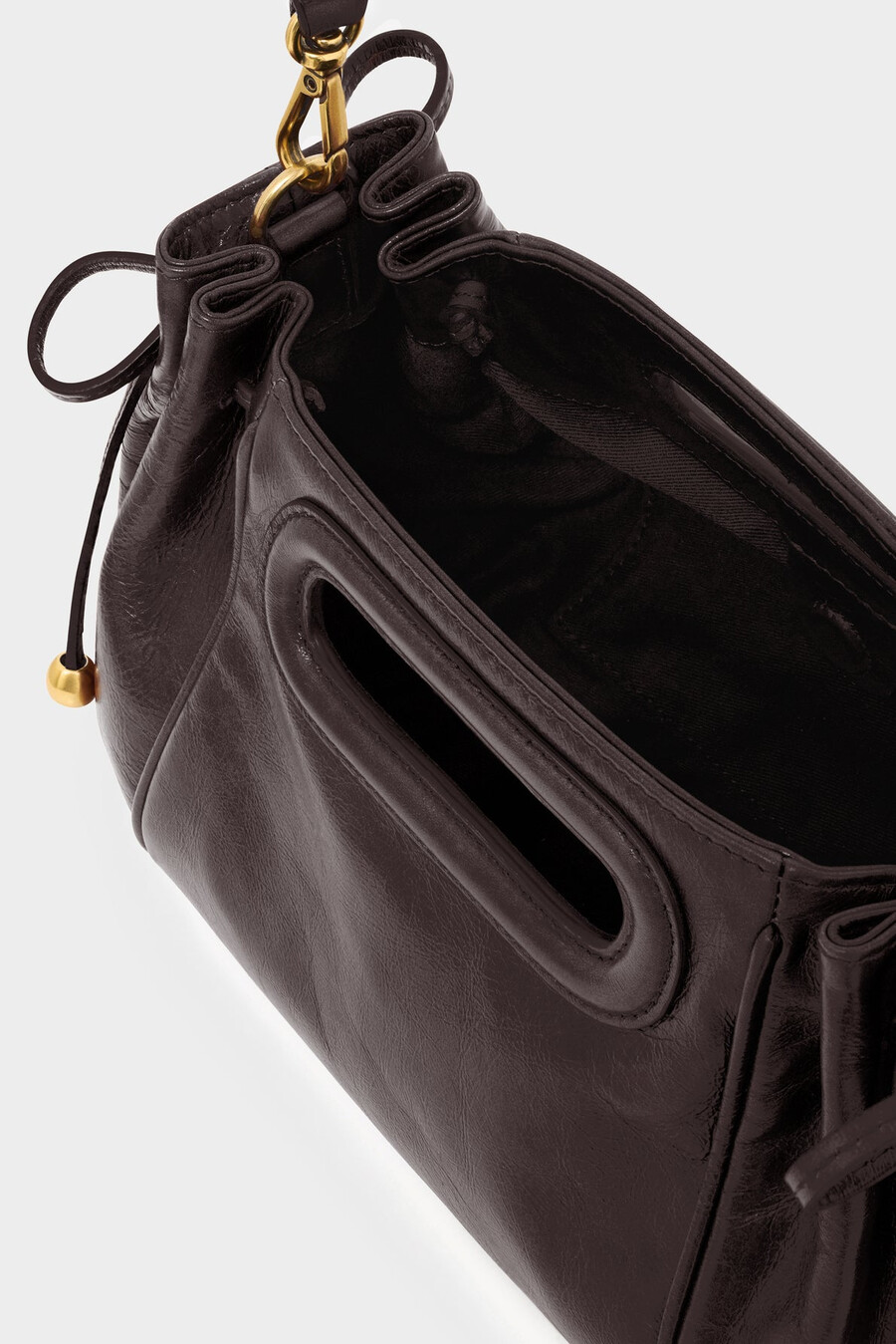 bolso de piel con efecto arrugado - mini dany
