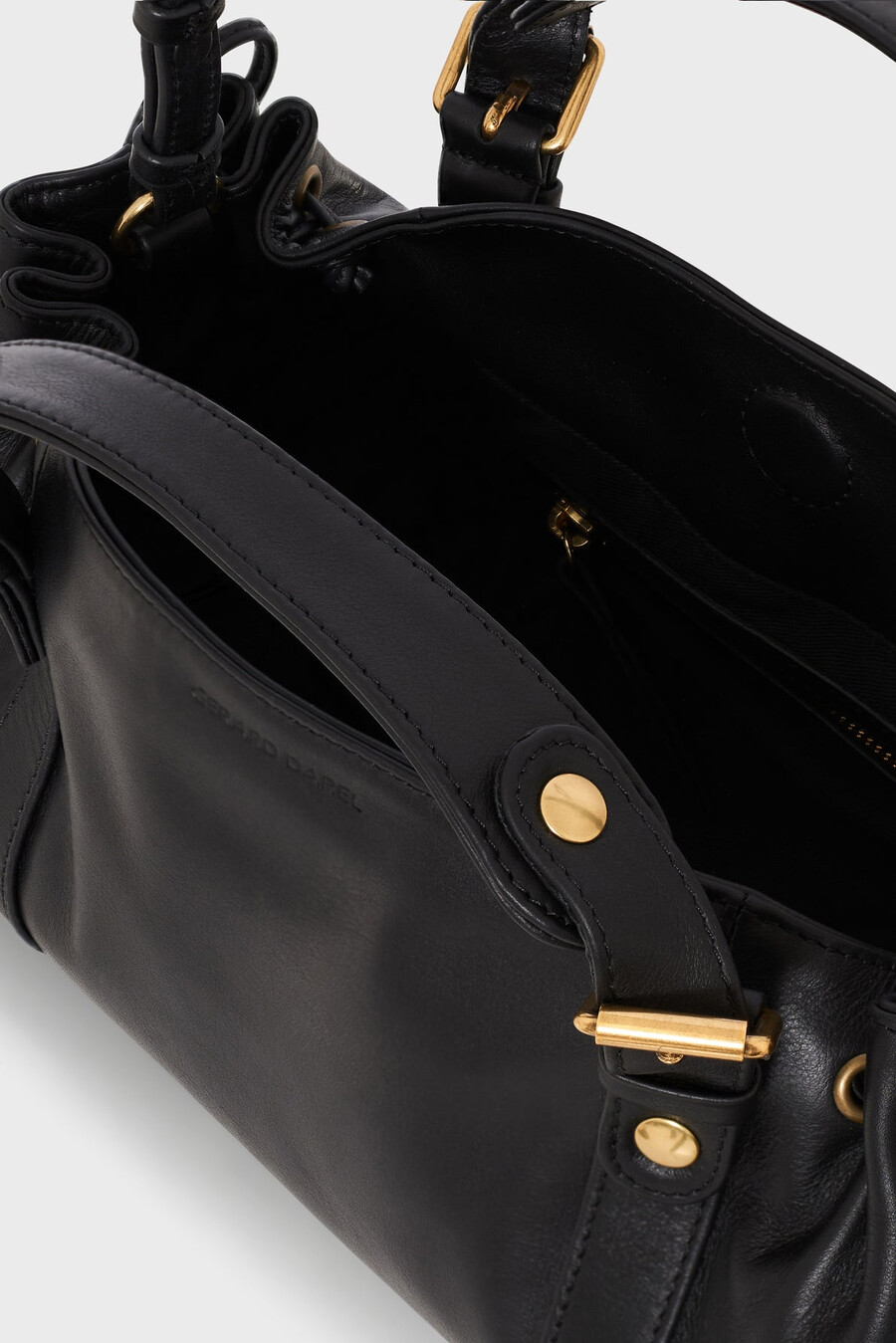 mini bolso de mano en piel - 12h