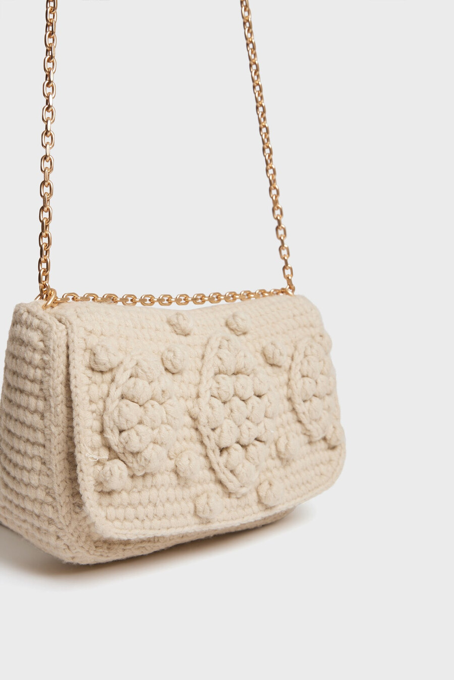 bolso bandolera de crochet de lana - archie