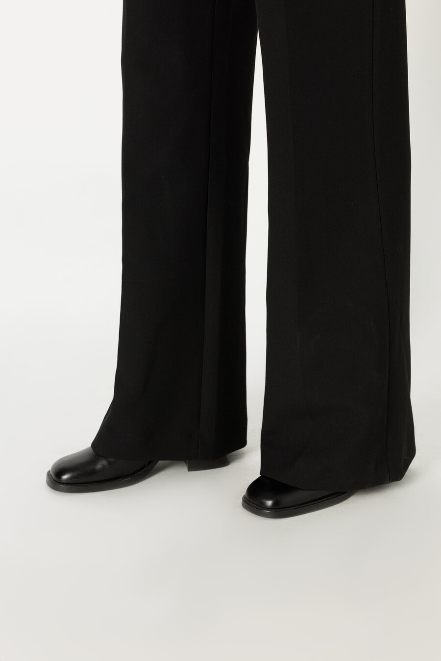 pantalones de punto acampanados - cloe