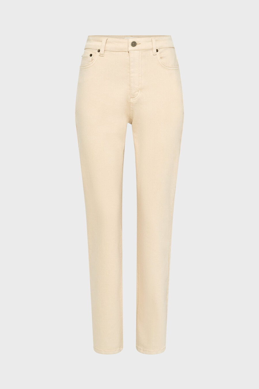 vaqueros rectos beige - carmen