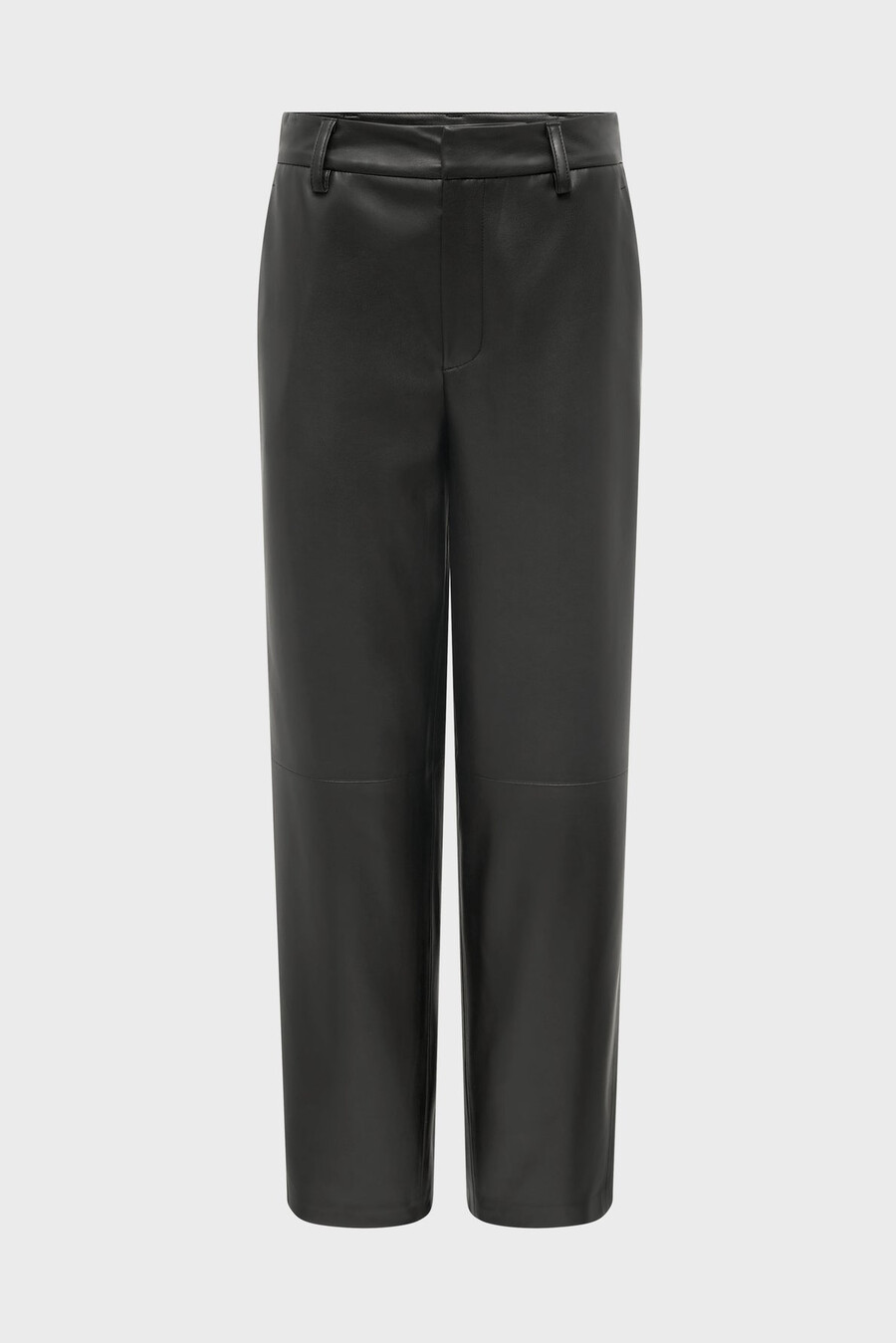 pantalón recto en piel sintética - carmen