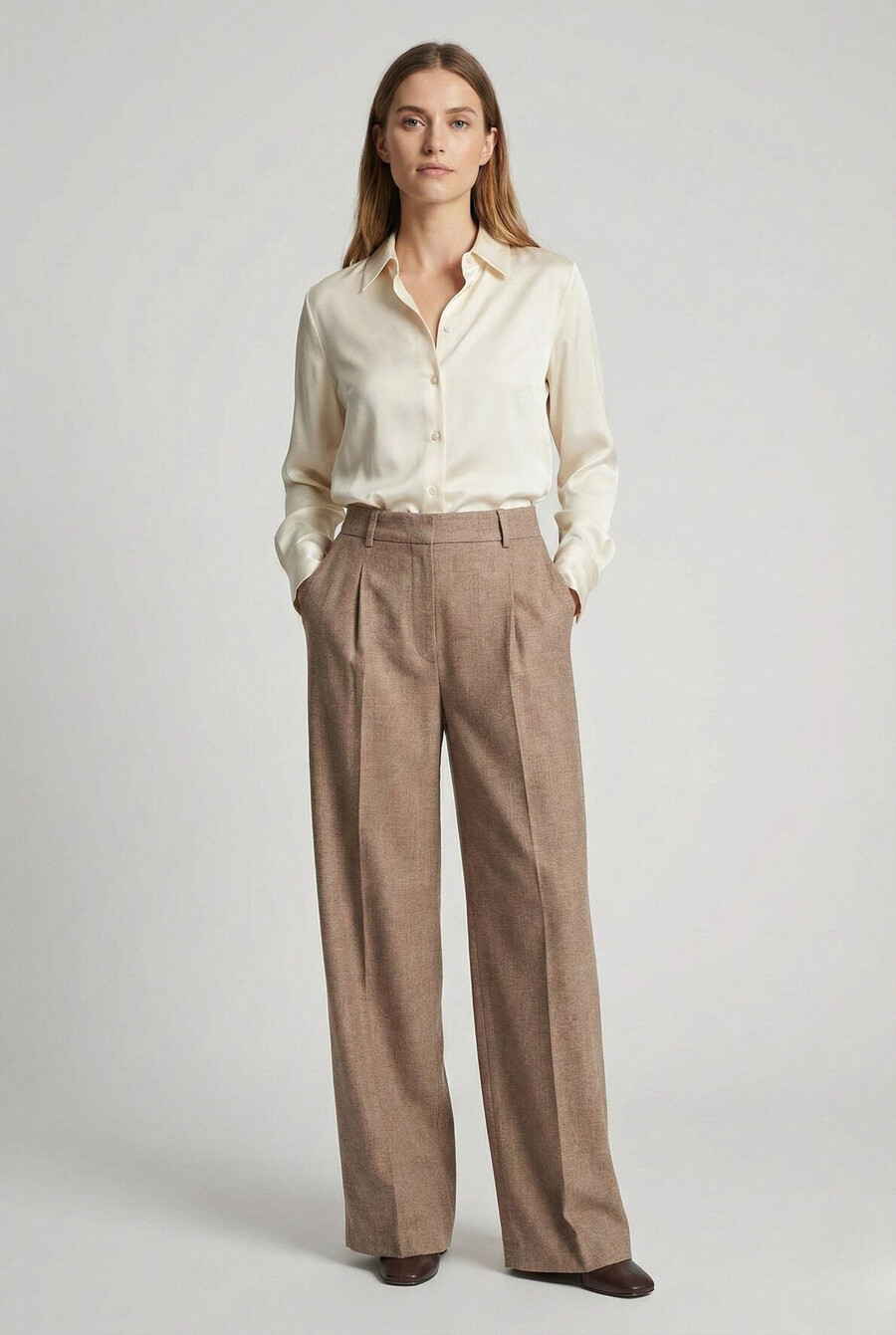 pantalones de rayas anchas - coline