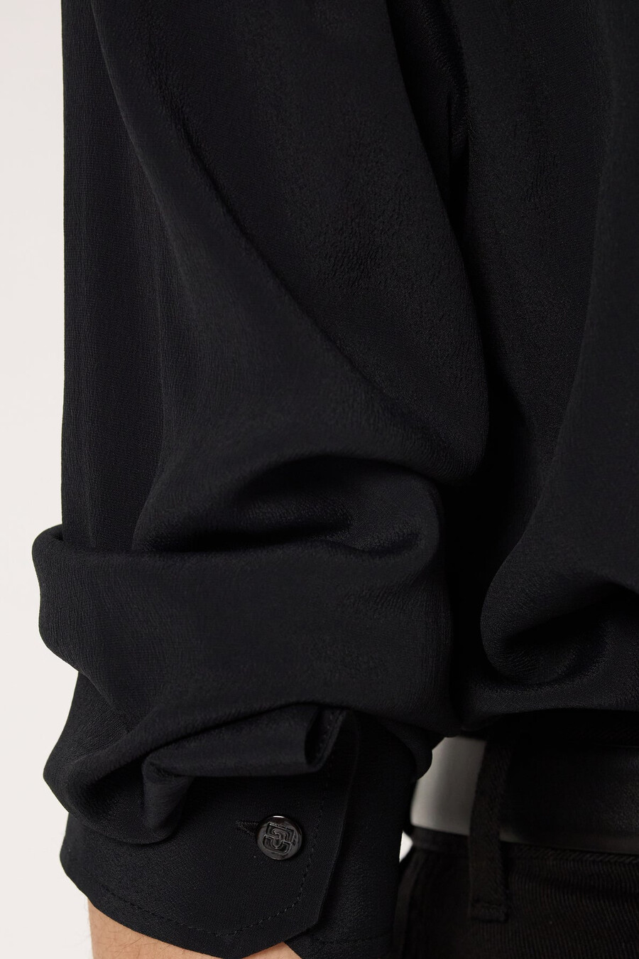 camisa negra suave - beata