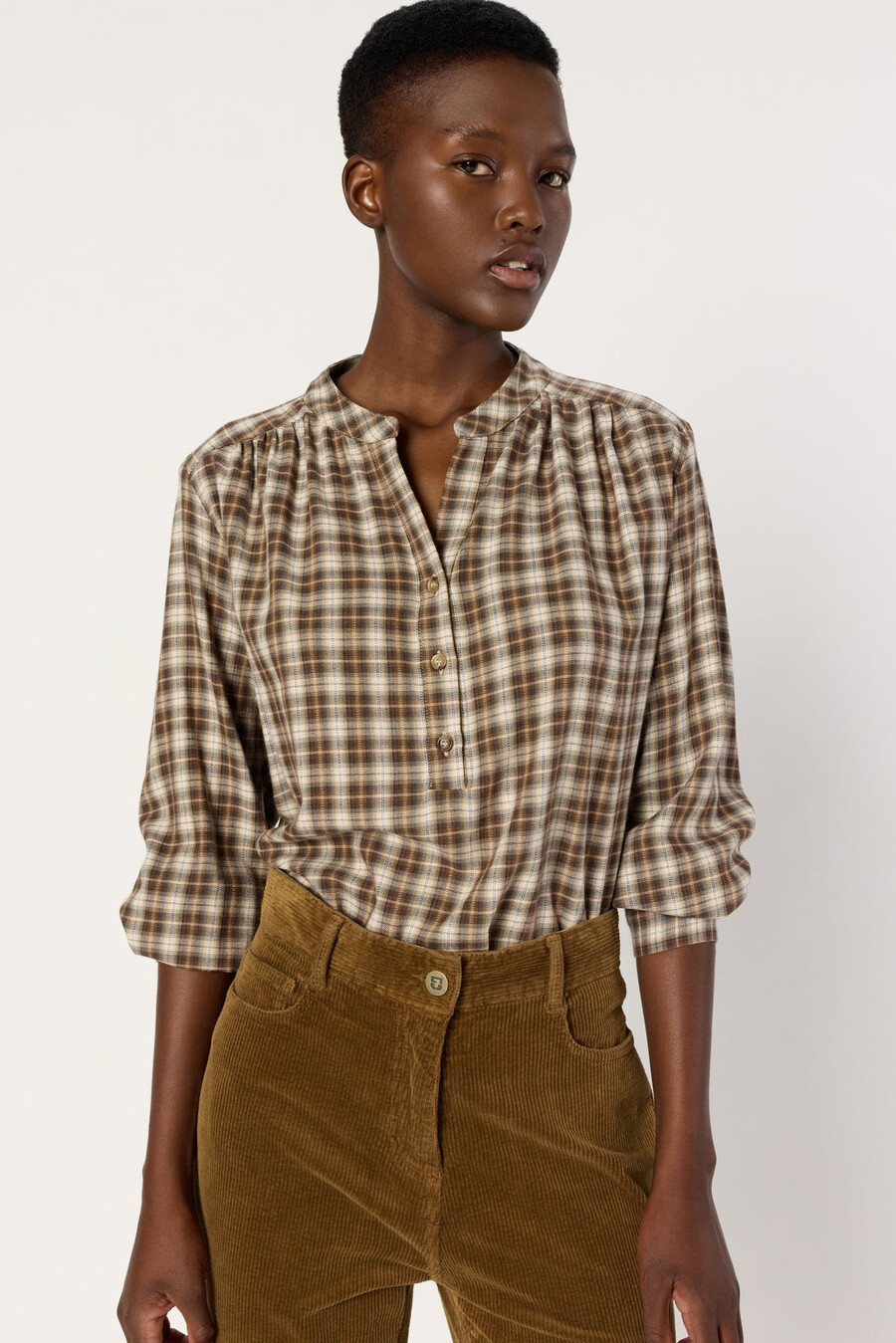blusa de cuadros - aline