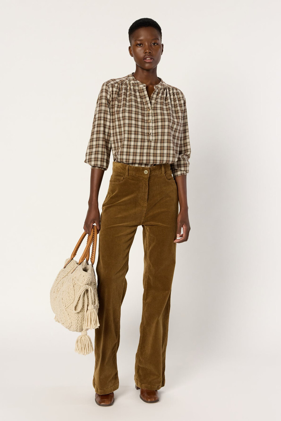 blusa de cuadros - aline