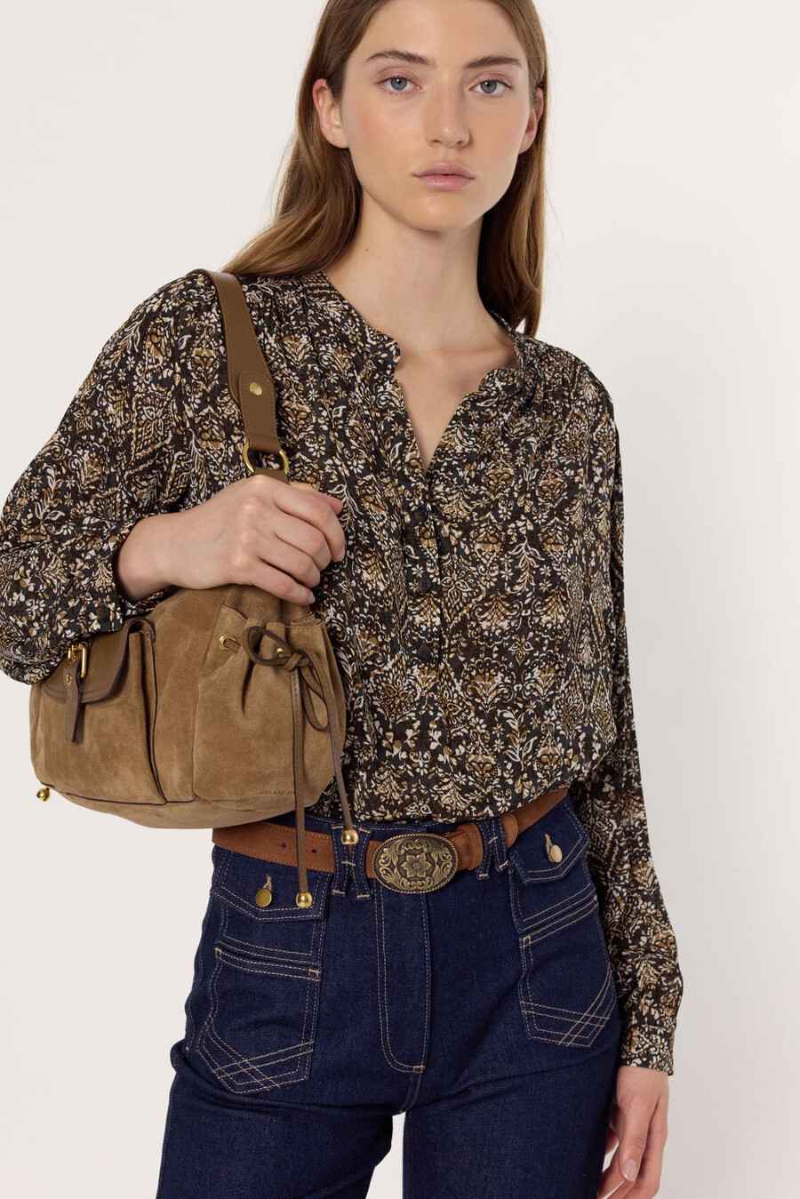 blusa estampada suave - althea