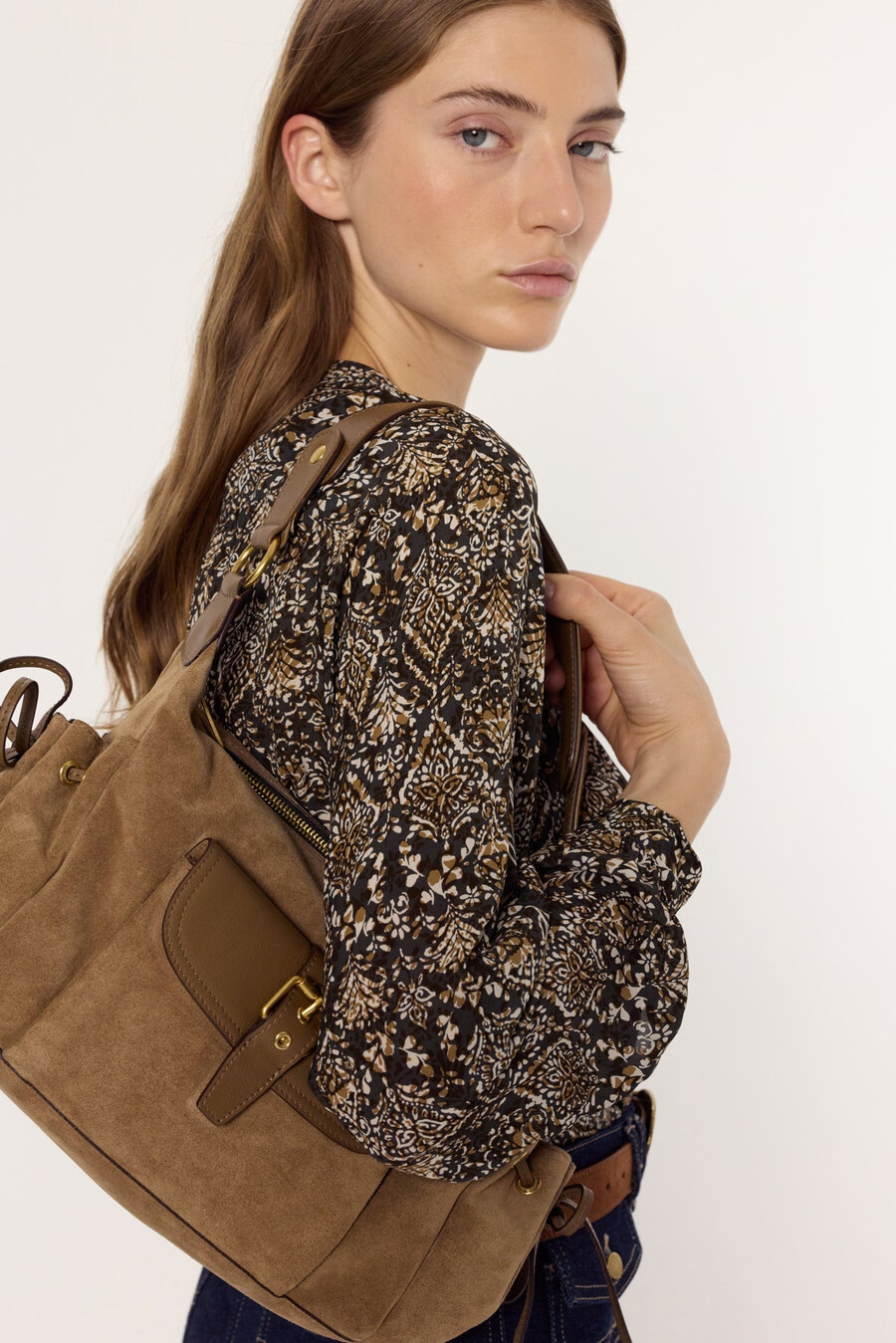 blusa estampada suave - althea