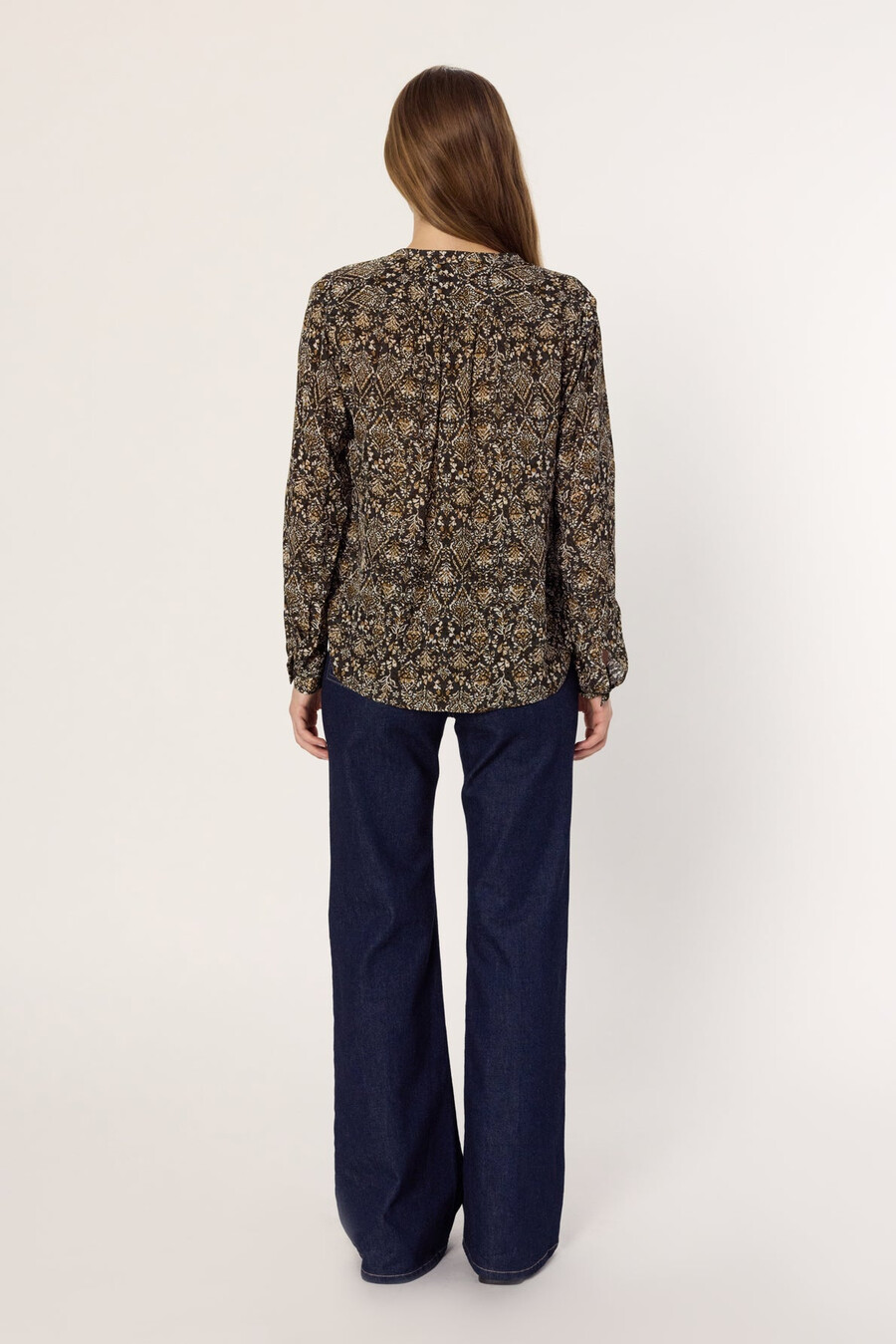 blusa estampada suave - althea