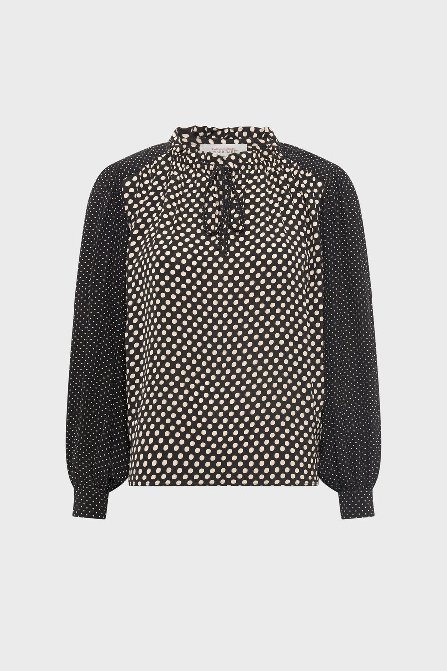 blusa de lunares suaves - arielle