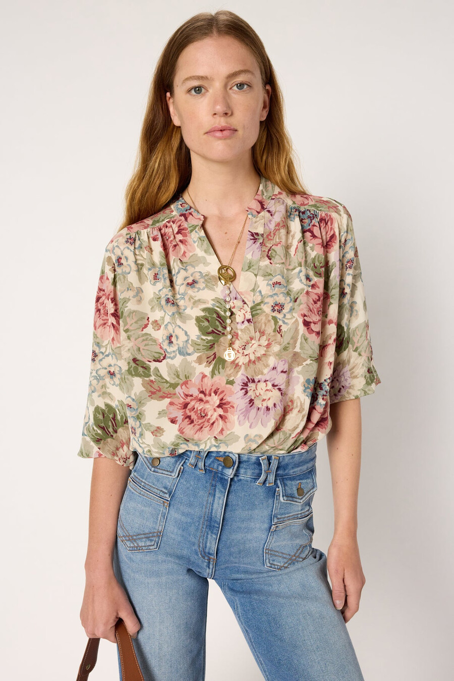blusa floral - armande