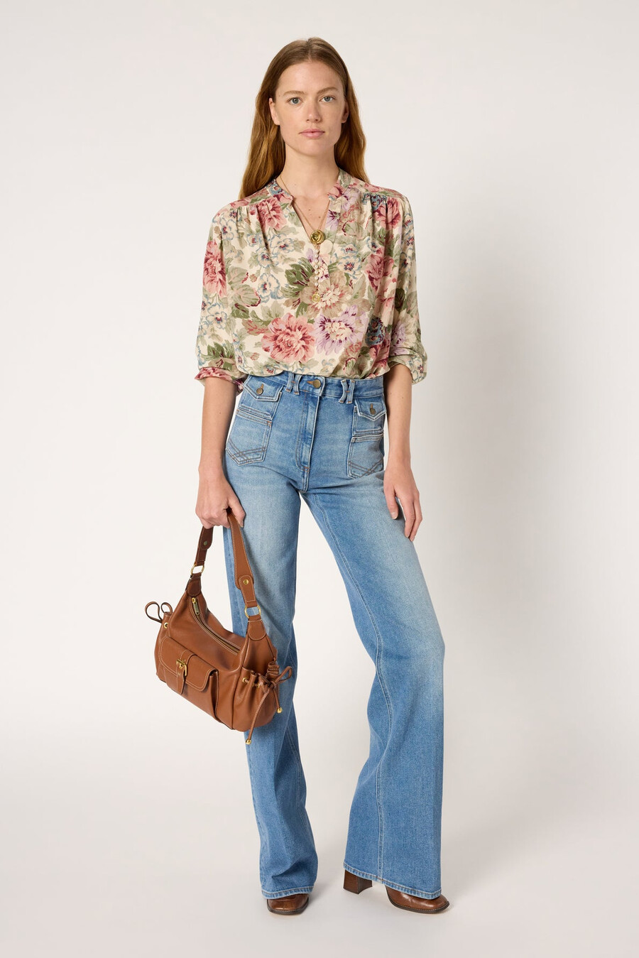 blusa floral - armande
