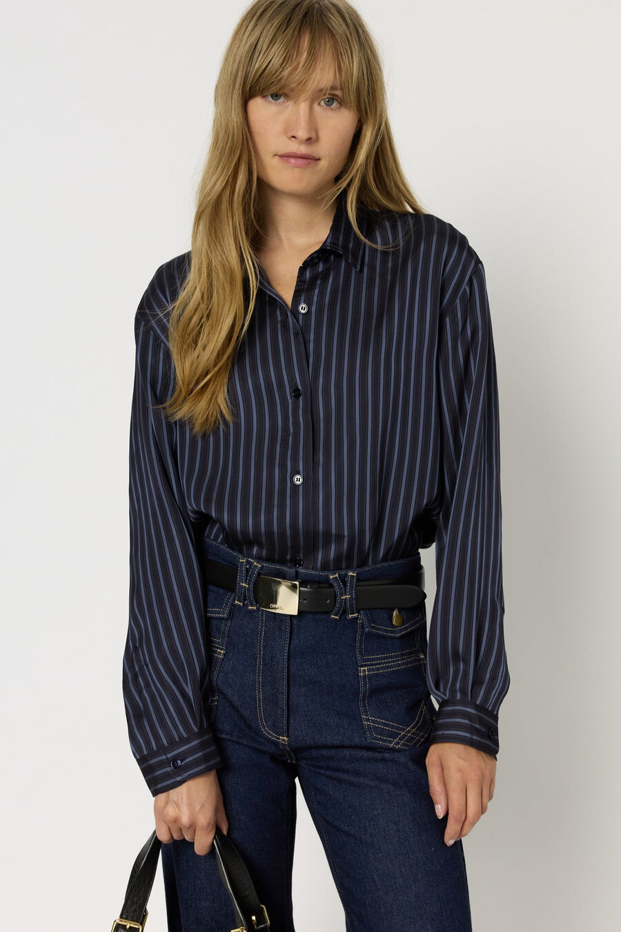 camisa fluida de rayas - alya