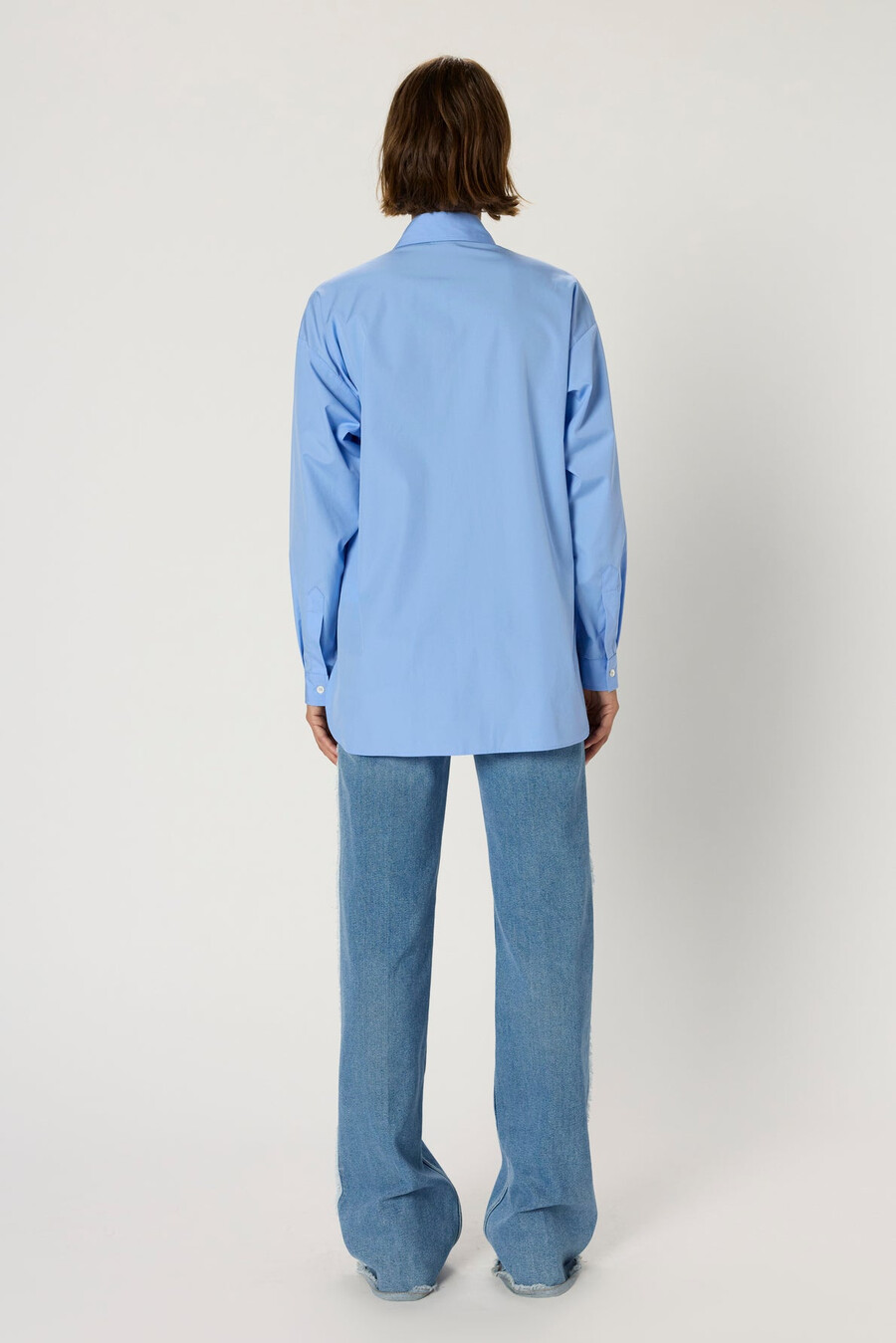 camisa de algodón con escudo - alix