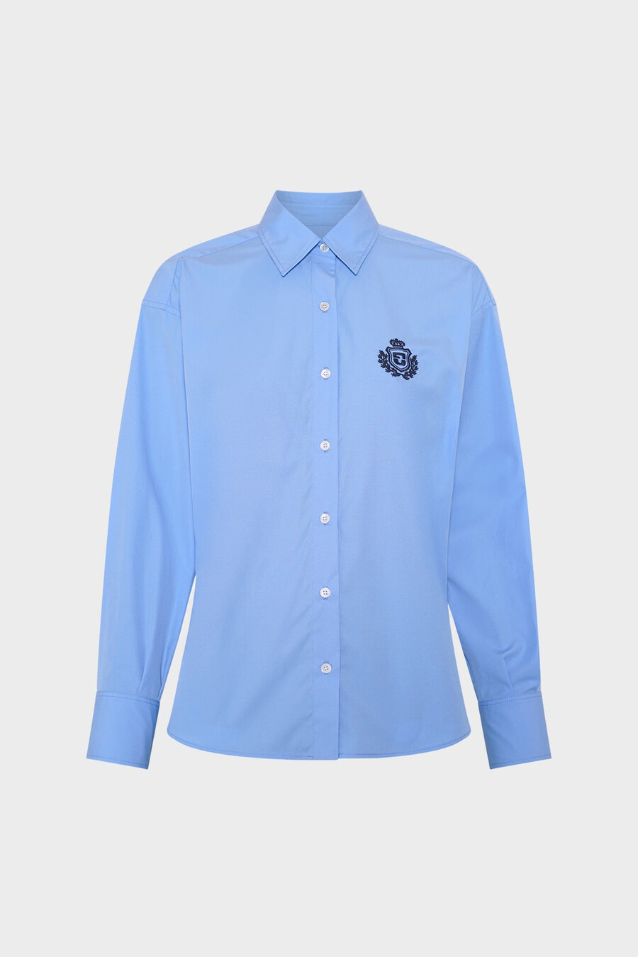 camisa de algodón con escudo - alix