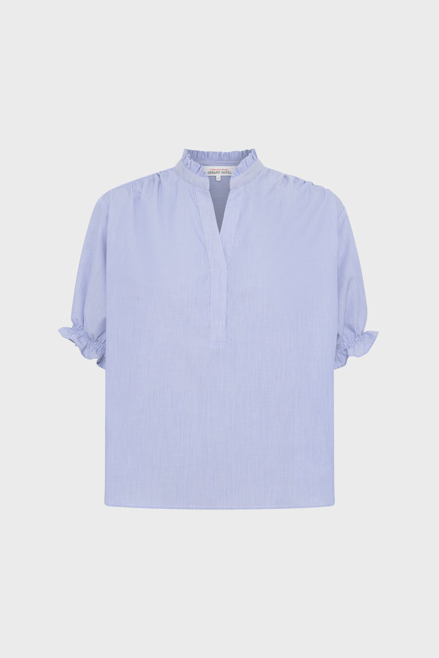 blusa de rayas con volantes - anya