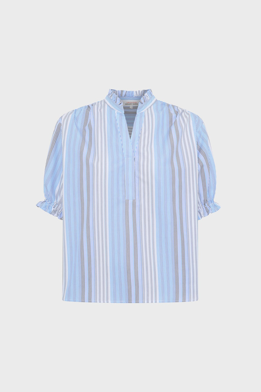 blusa de rayas con volantes - anya