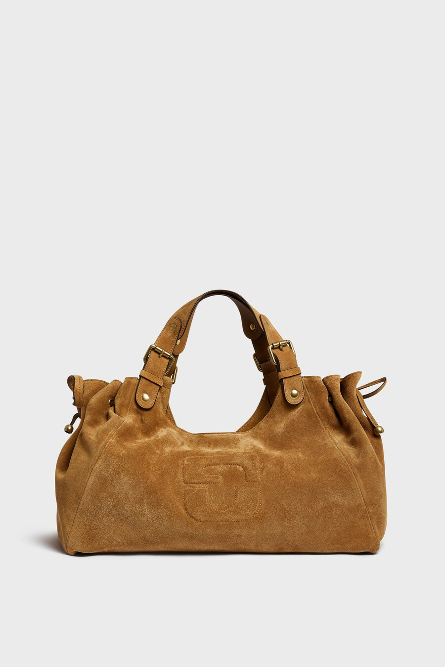 bolso de mano en piel de ante - chiara gd