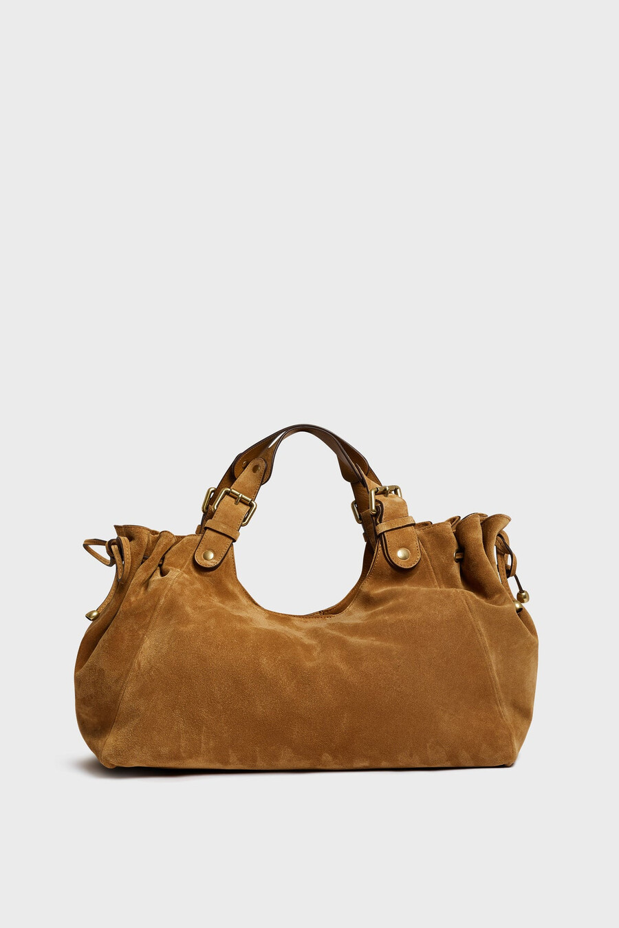 bolso de mano en piel de ante - chiara gd