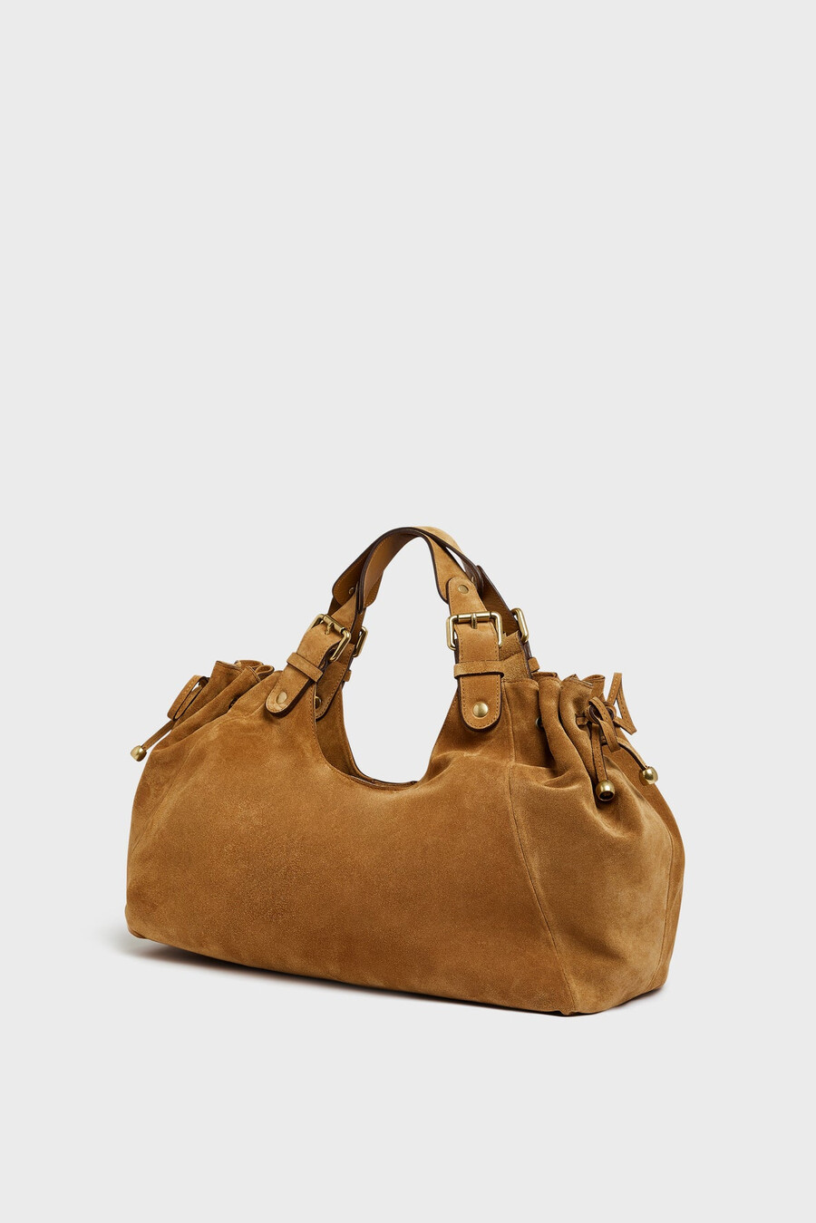 bolso de mano en piel de ante - chiara gd