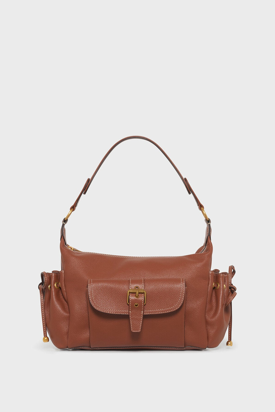 bolso de piel con bolsillos - le ema