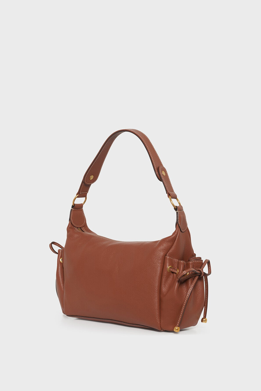 bolso de piel con bolsillos - le ema