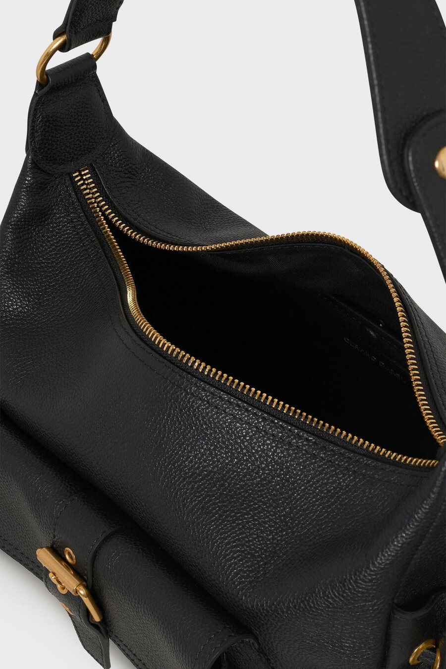 bolso de piel con bolsillos - le ema
