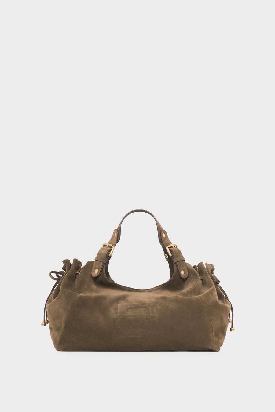 bolso de mano en piel de ante - chiara gd