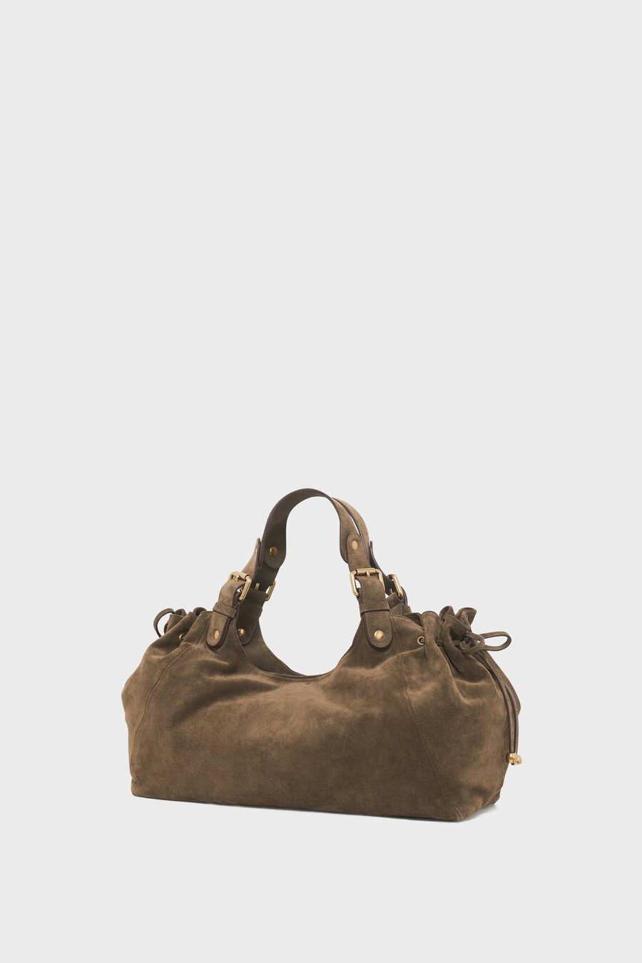 bolso de mano en piel de ante - chiara gd