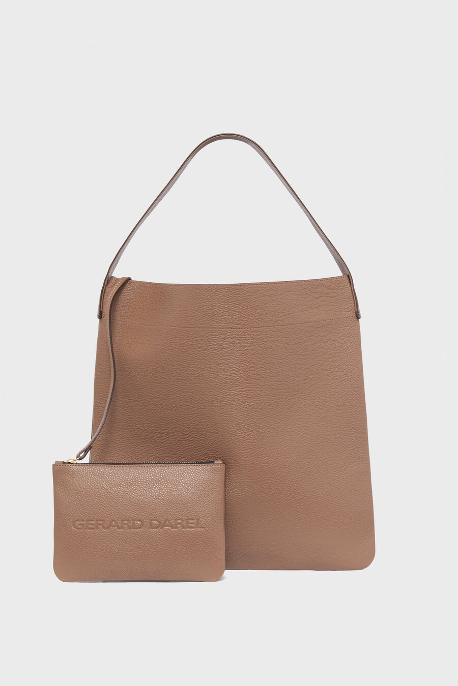 bolso en piel flor interior metalizado - lady