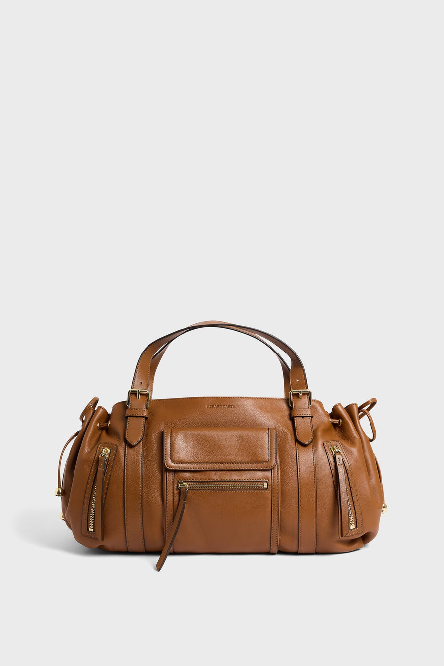 bolso de mano de piel con bolsillo - st germain